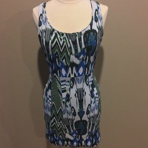 Printed cocktail dress
